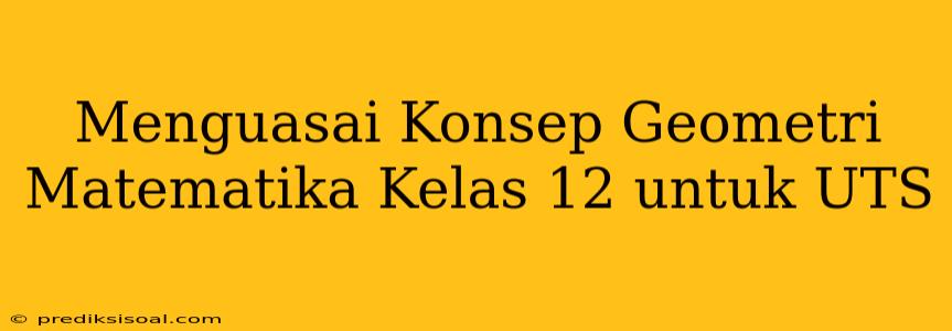 Menguasai Konsep Geometri Matematika Kelas 12 untuk UTS