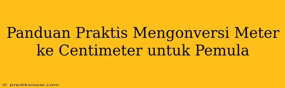 Panduan Praktis Mengonversi Meter ke Centimeter untuk Pemula